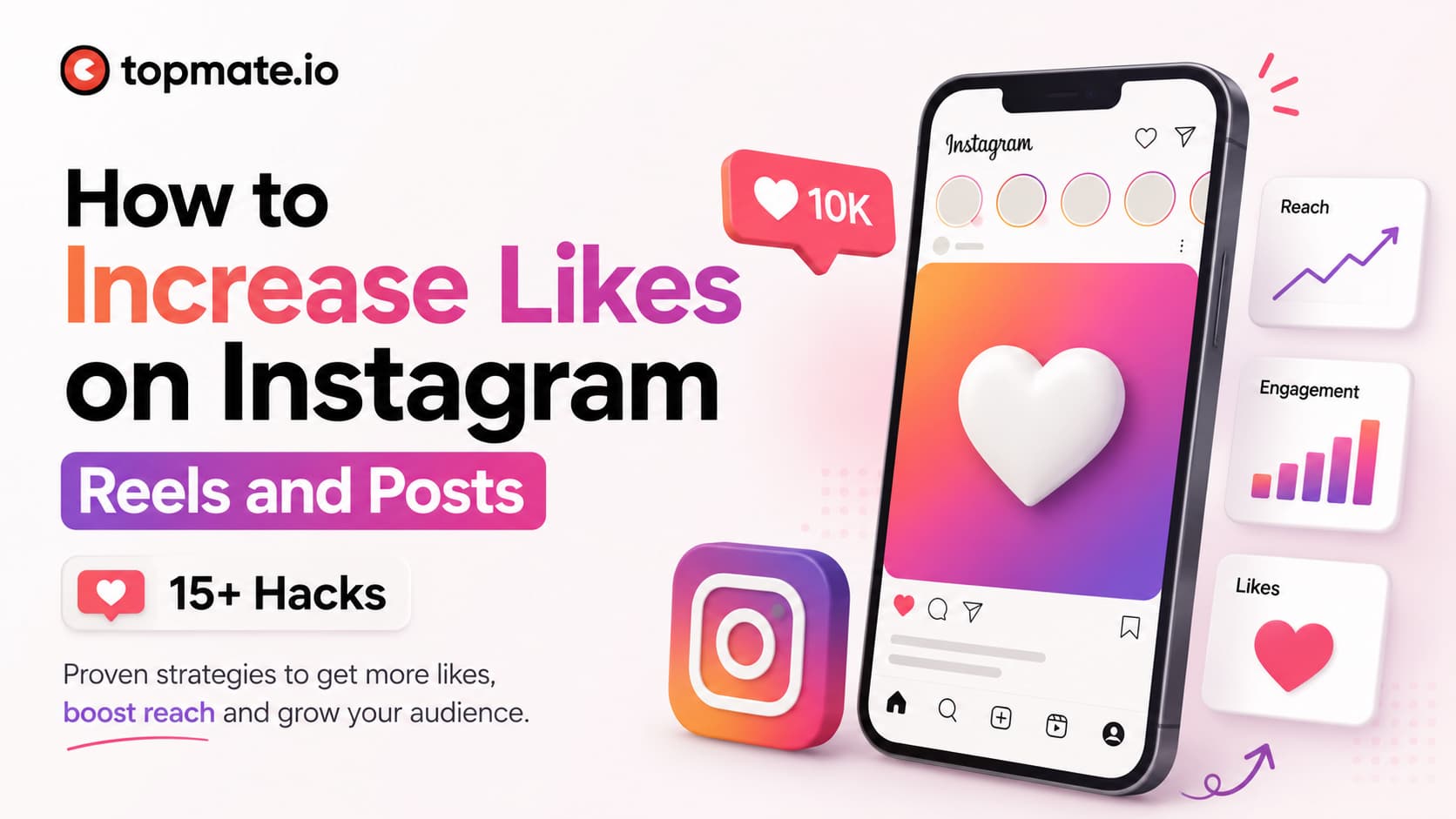 Increase likes on Instagram reels and posts